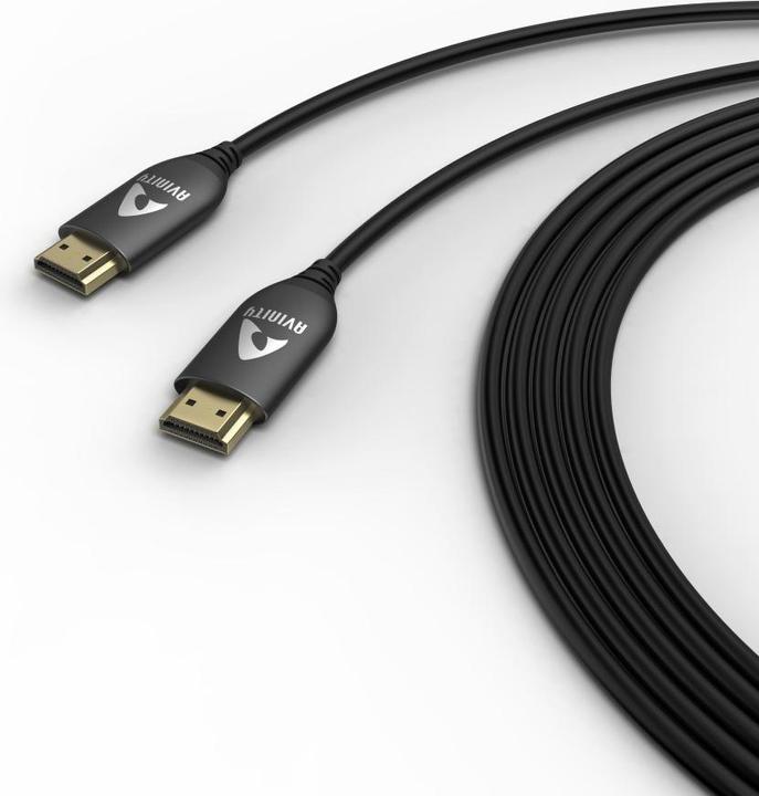Actual product image Avinity Ultra High Speed HDMI™ cable, certified, male-male, 8K, aluminium, 10 m (10 m, HDMI)