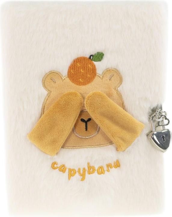 Actual product image Tinka Magic Tinka - Diary Capybara w/Lock and Clamp Function (Plain, Hardcover)