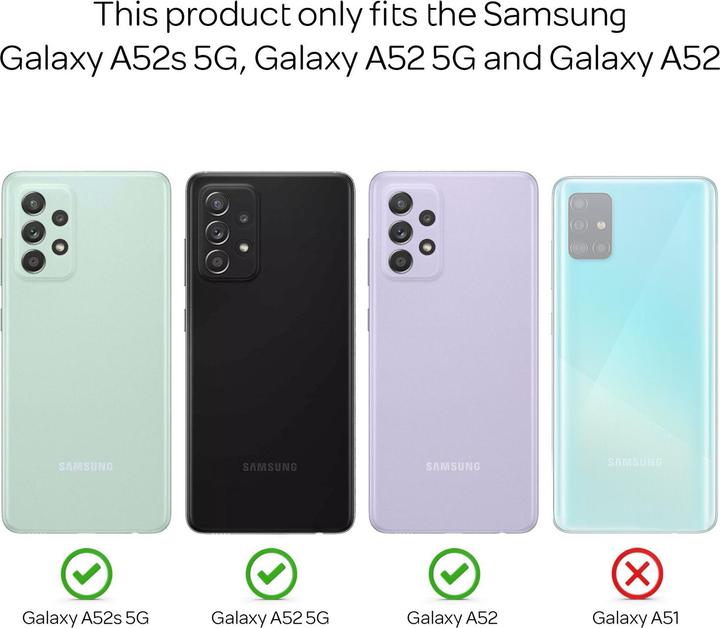 Image du produit Nalia Étui pour téléphone portable (Samsung Galaxy A52, Samsung Galaxy A52 5G, Samsung Galaxy A52s 5G)