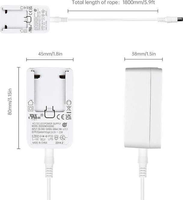 Produktbild Light Solutions Power Supply to Hue Lightstrip