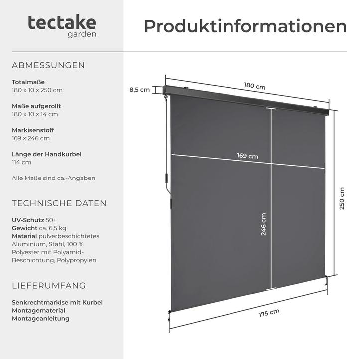 Image du produit tectake Eloise (1.80 m)