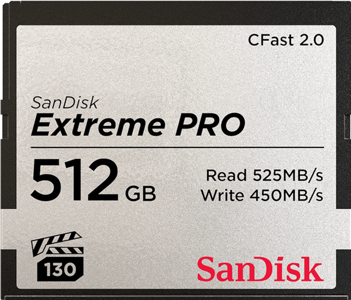 SanDisk Big Time Pro (512 GB, CFast 2.0)