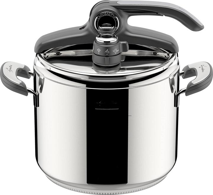 Produktbild Lagostina Schnellkochtopf Novia, 22 cm, 7 L (22 cm, Dampfkochtopf, Edelstahl)