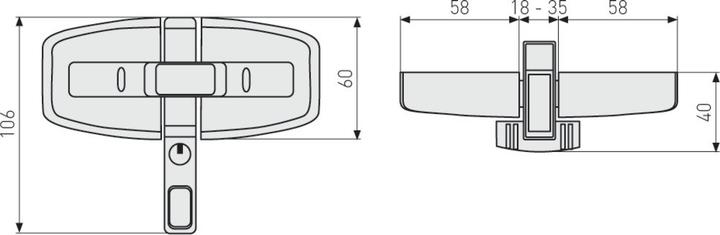 Produktbild Abus DFS95 B AL0125