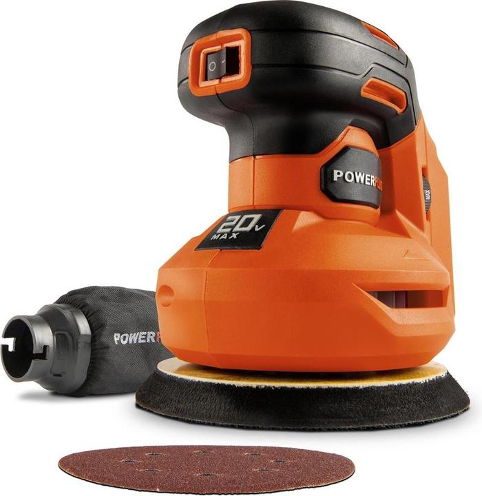 Produktbild Powerplus Dual Power Exzenterschleifer 20V Ø125mm - exkl. Akku und Ladegerät - 1 Acc. (Exzenterschleifer)