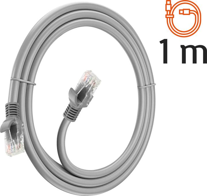 Produktbild LinQ RJ45 Ethernet Netzwerkkabel, CAT6, 1m (CAT6, 1 m)
