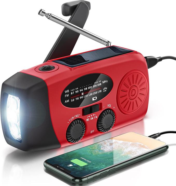 Actual product image Aokbon Emergency Radio With Powerbank (AM, FM)