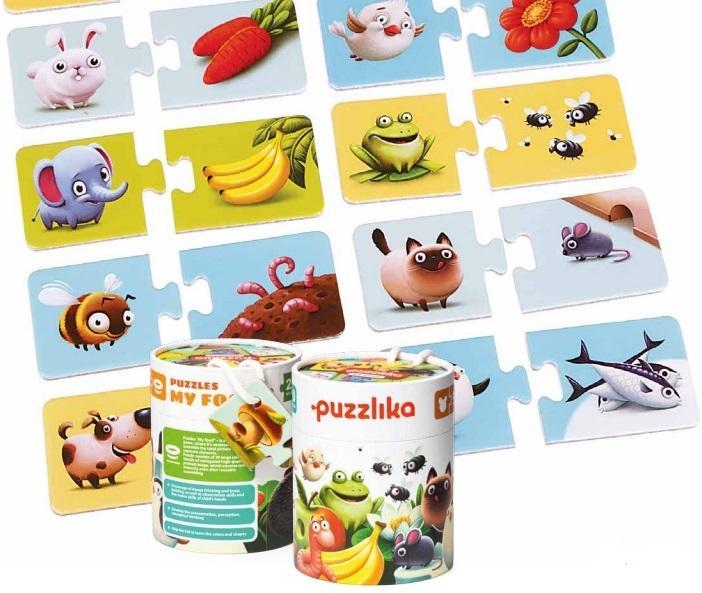 Actual product image Puzzlika puzzle "My food (20 pieces)