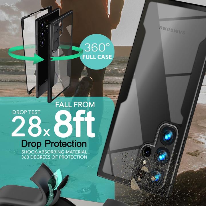 Produktbild Nalia Klare 360 Grad Hybrid Hülle (Samsung Galaxy S23 Ultra)
