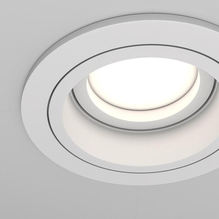 Image du produit Maytoni Atom Downlight, Luminaire encastré GU10 rond blanc Ø92mm (GU10)