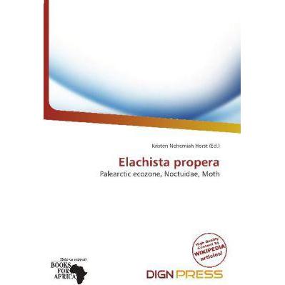Elachista propera, Fachbücher