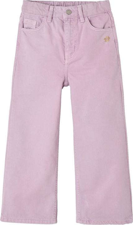 Image du produit Vertbaudet Weite Mädchen Hose mit Blumenstickerei (146)