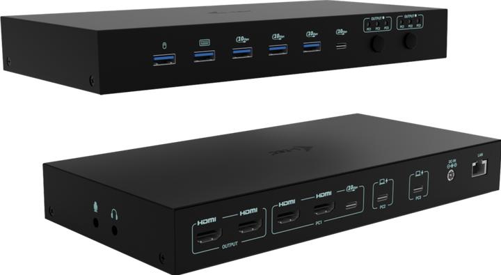 Image du produit i-tec USB-C KVM DS for 3 Hosts, USB-C (USB-C)