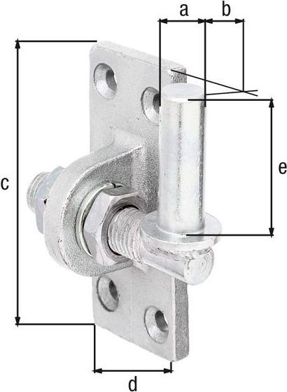 Immagine prodotto GAH Morsetto da avvitare su 16x45mm giallo galvanizzato regolabile di 20 mm (Bozzelli, 6 pz.)