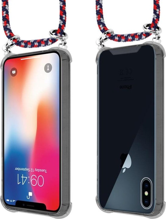 Produktbild Cadorabo TPU Handy Kette SILBER Cover
