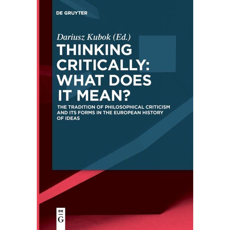 Thinking Critically: What Does It Mean?, Fachbücher