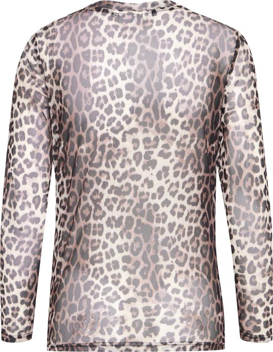 bellezza nera con stampa leopardo