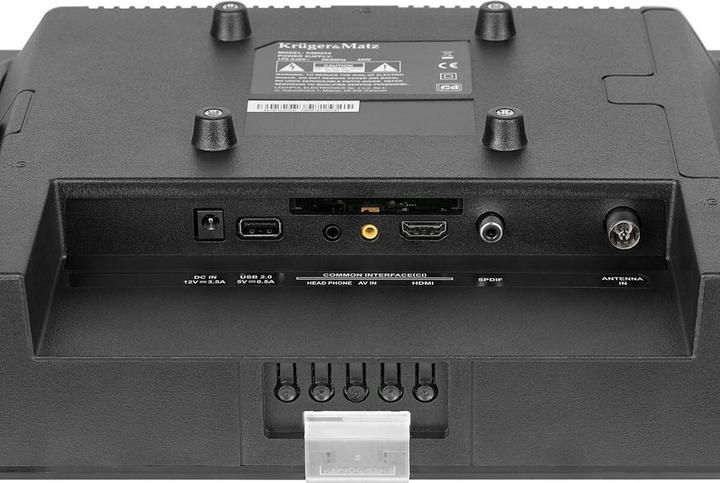 Image du produit Krüger&Matz KM0224 Téléviseur 61 cm (24 pouces) HD Noir (24", LED, HD ready)