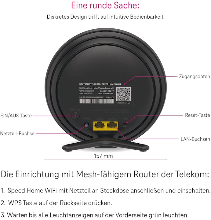 Produktbild Telekom Speed Home WLAN (4800 Mbit/s)