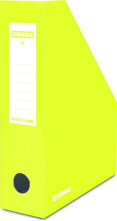 Actual product image Donau Magazine file, cardboard, a4/80mm, lacquered, yellow