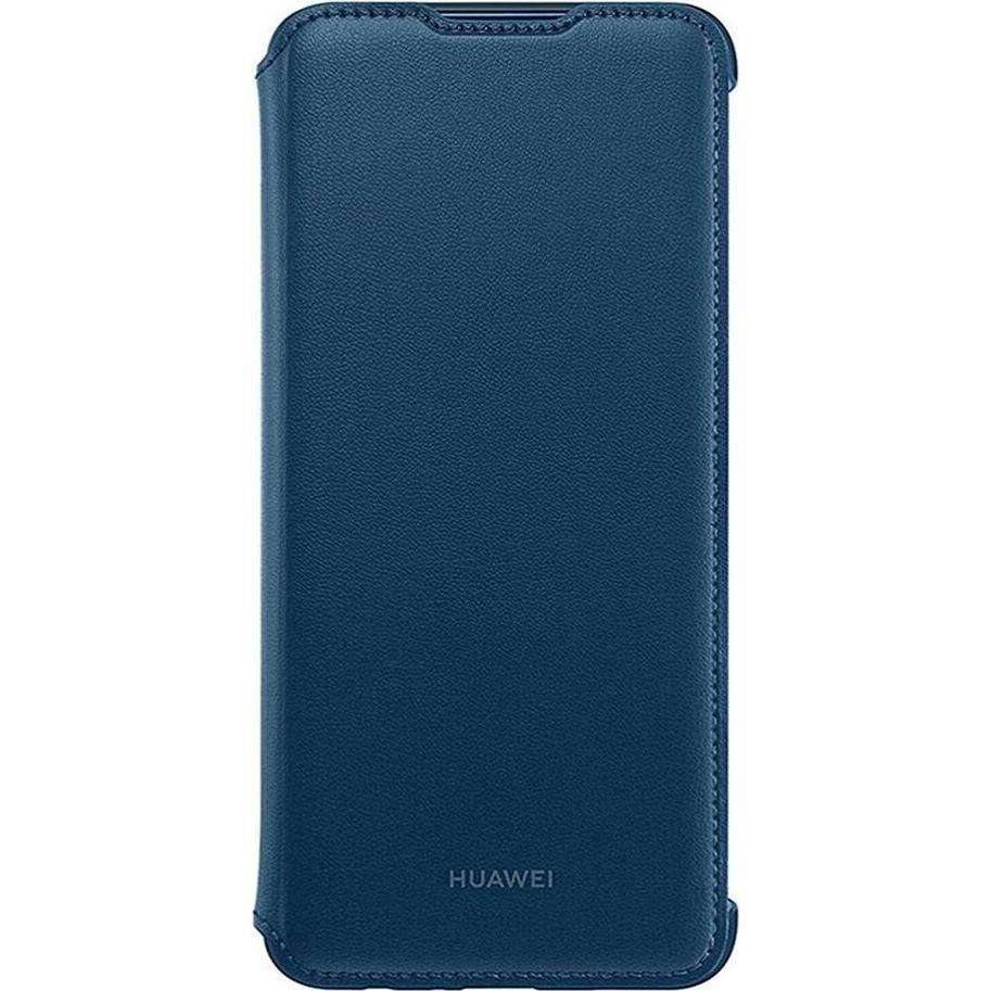 Huawei Wallet Cover (Huawei Y7 (2019)), Smartphone Hülle, Blau