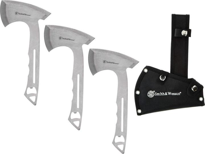 Actual product image Smith & Smith Wine Company Bullseye throwing axe 3-pack