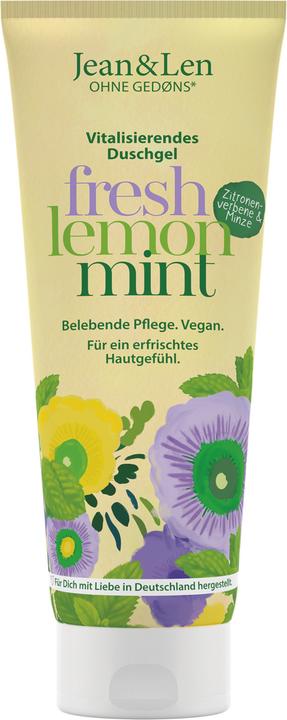 Actual product image Jean & Len Vitalising shower gel lemon verbena/mint (250 ml)