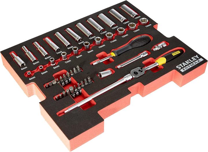 Stanley Socket set T-STAK 1/4 insert, 48 pieces