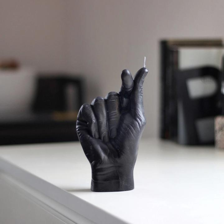 Image du produit Candle Hand Love Noir (1 pcs)