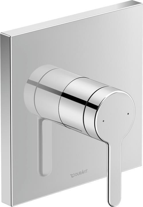 Produktbild Duravit Einhebel-Brausemischer C.1 Unterputz, eckig chrom