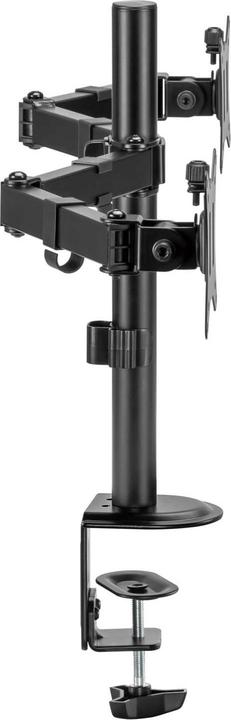 Produktbild Wiltec Monitorhalterung 2 Monitore bis 32" Bildschirmhalterung Tischklemme VESA (Tisch, 32", 9 kg)