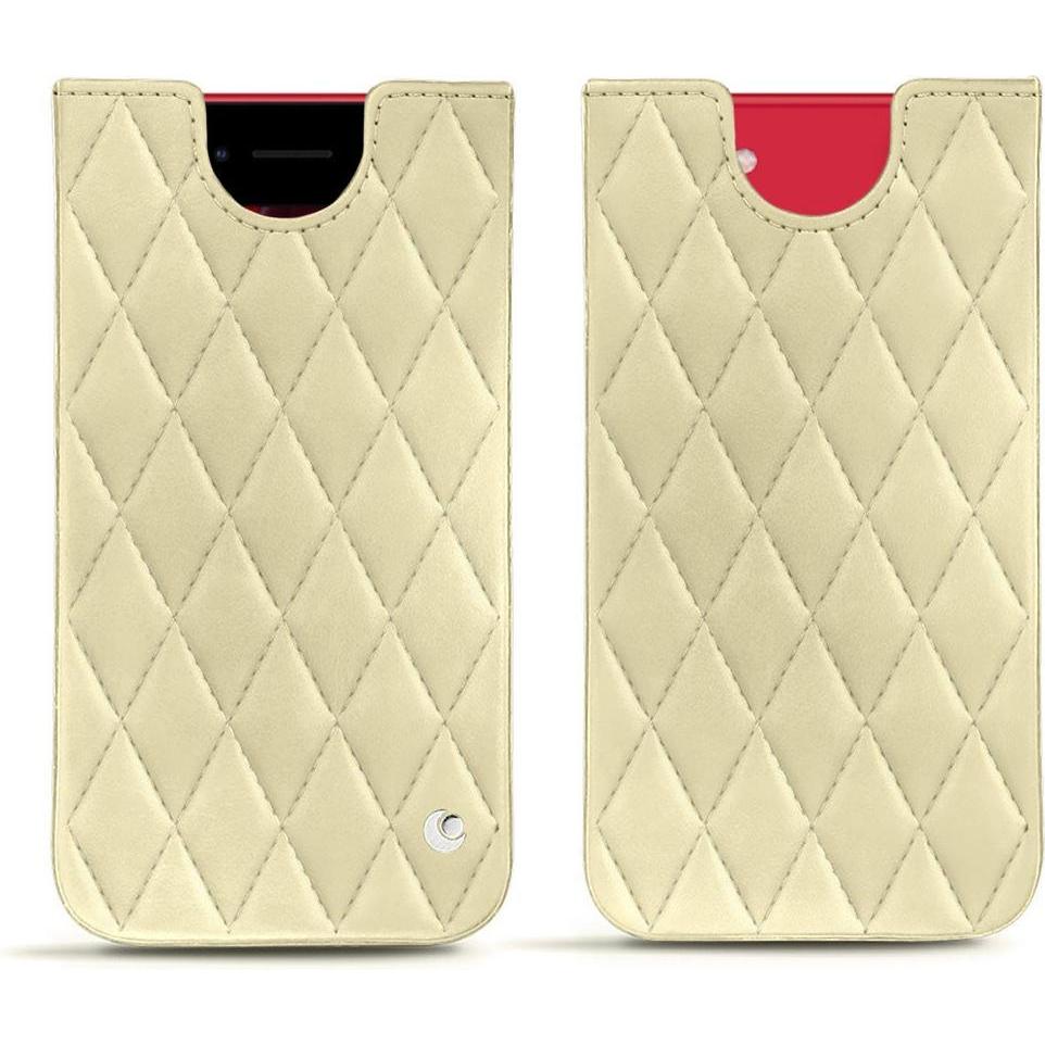 Thumbnail - Noreve Lederschutzhülle (Apple iPhone SE (2nd Gen), Apple iPhone SE (3rd Gen)), Smartphone Hülle, Beige