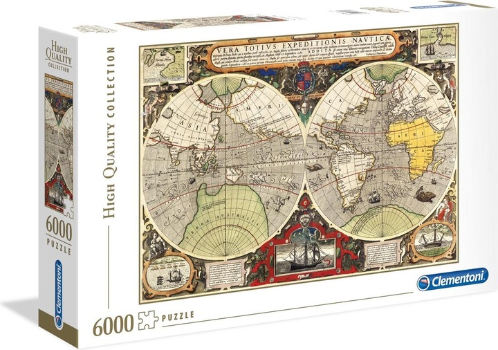 Immagine prodotto Clementoni Mappa del mondo nautico (6000 pezzi)