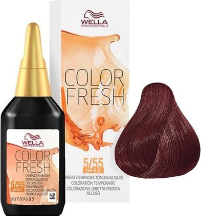 Produktbild Wella Color Fresh (5/55 Hellbraun Mahogani Intensiv)