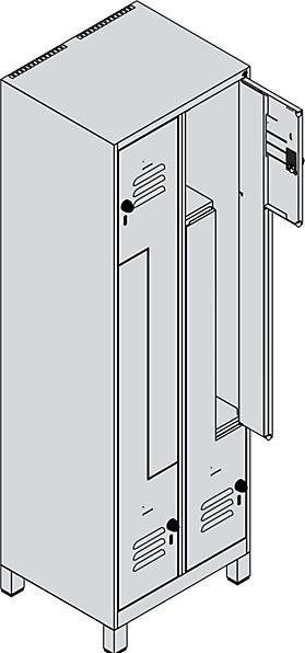 Actual product image C+P Z-locker Classic PLUS (60 cm, 195 cm)