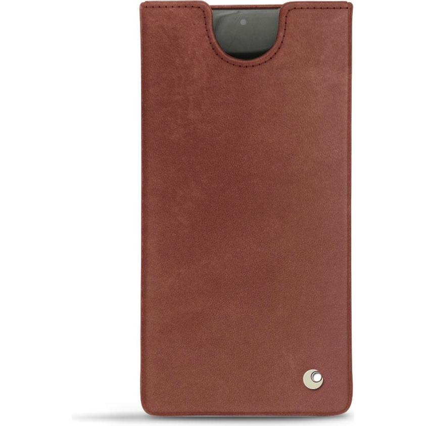 Noreve Lederschutzhülle (Samsung Galaxy Note 10+), Smartphone Hülle, Rot