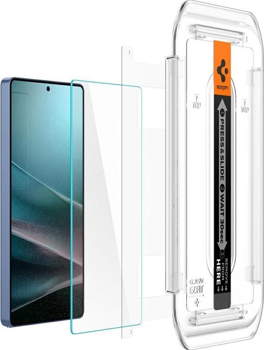 Actual product image Spigen Samsung Galaxy S25 Ultra Glas.tR EZ Fit HD Screen Protector, 2-pack (2 Piece, Samsung Galaxy S25 Ultra)