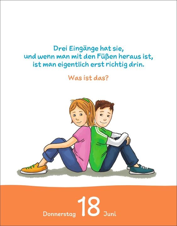Actual product image Harenberg Kalender für clevere Kids Tagesabreisskalender 2026