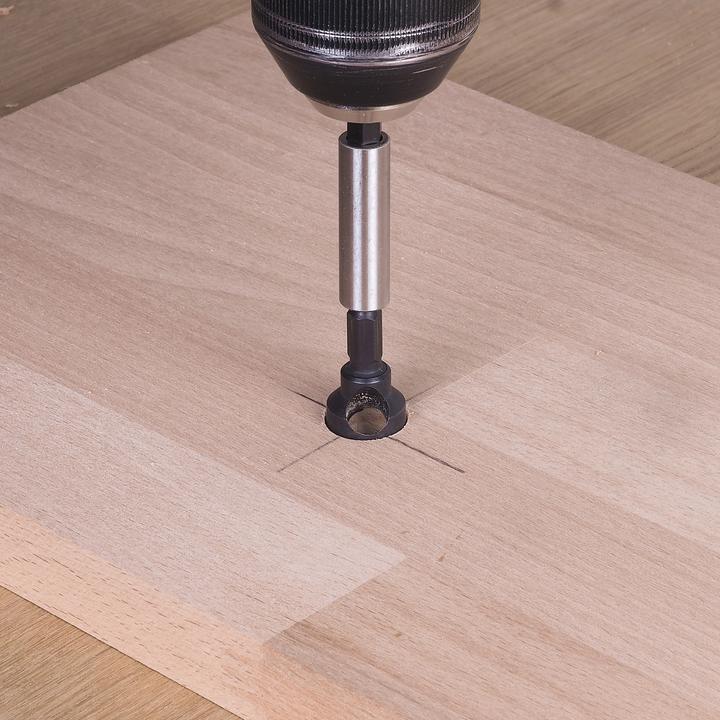 Actual product image wolfcraft 1 Cross countersink set WS 3-piece, ø8,12,16