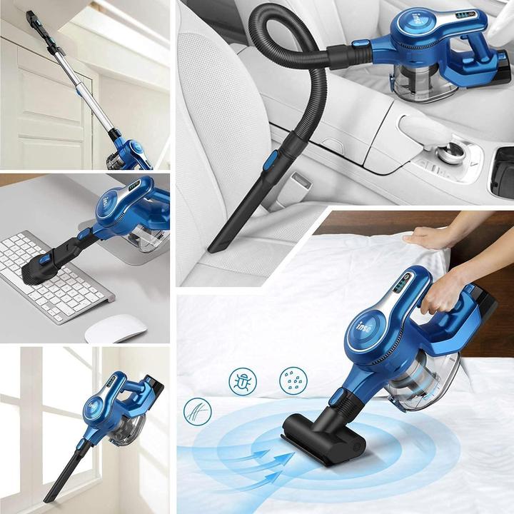 Produktbild Inse S6 Wireless Vacuum Cleaner Blue 250W 12L 65 Decibel