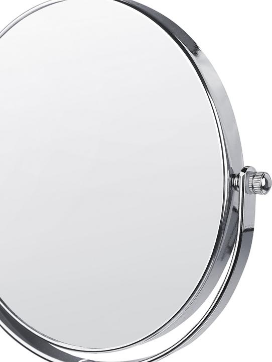 Actual product image Beliani Cosmetic mirror ø 20 cm Silver AVERYON