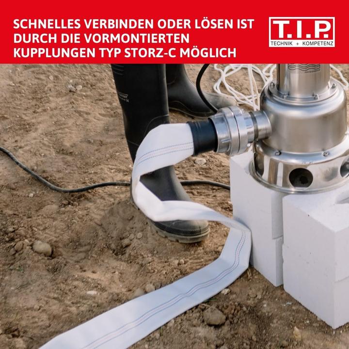 Actual product image T.I.P. Hose with Storz coupling C Storz coupling