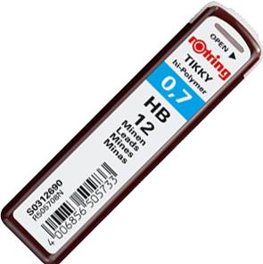 Image du produit Rotring Tikky (12 pcs, 0.70 mm, HB)