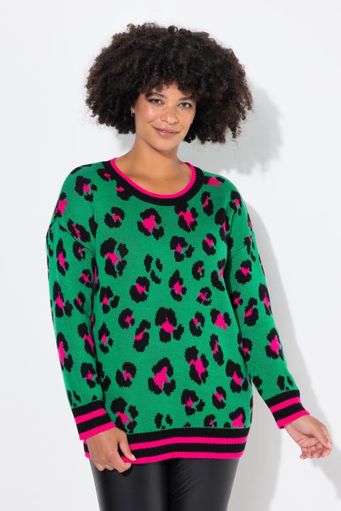 Immagine prodotto Angel of Style Pullover, Boxy Fit, Leomuster, Langarm (58)