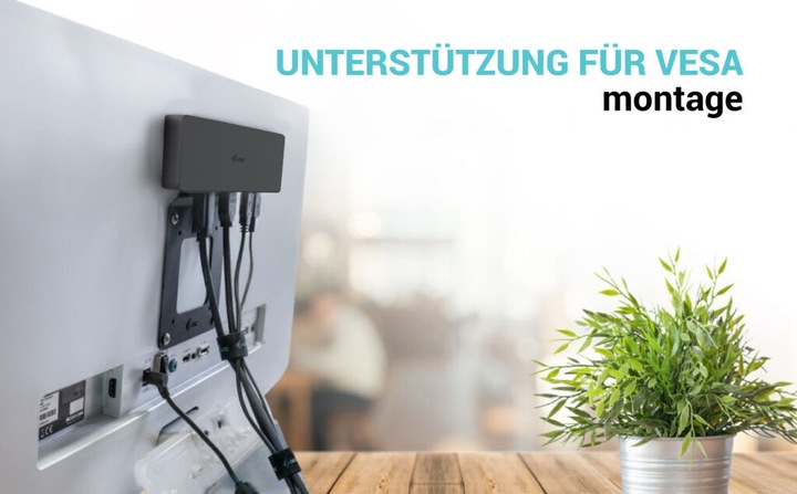 Image du produit i-tec USB-C Triple 4K Display Docking Station (USB-C, 9 Ports)