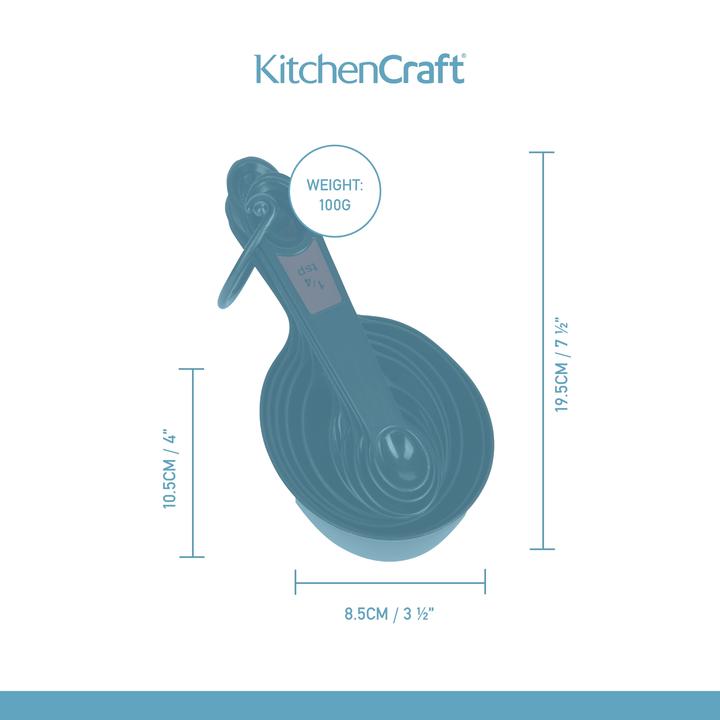 Produktbild Kitchen Craft Messbecher- und Messlöffel-Set (120 ml)