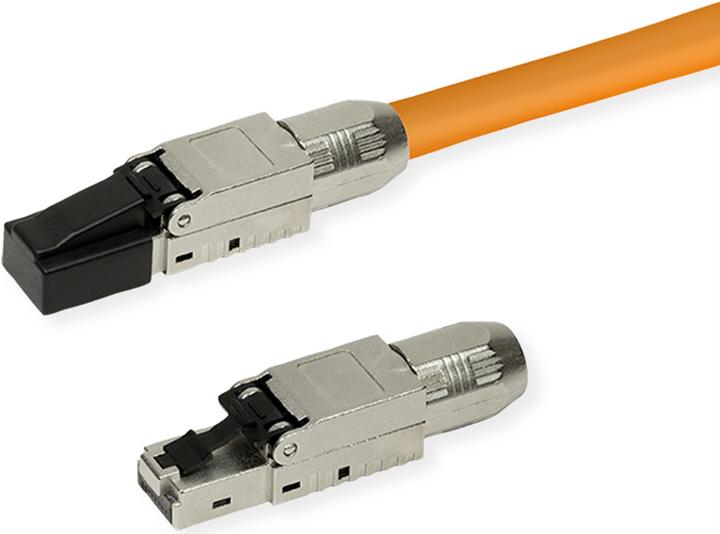 Produktbild Roline feldkonfektionierbarer RJ-45 Stecker Kat.6A (Class EA), STP (Netzwerkkabel Stecker)