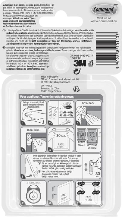 Immagine prodotto Command Strisce di montaggio per quadri (5.40 kg)