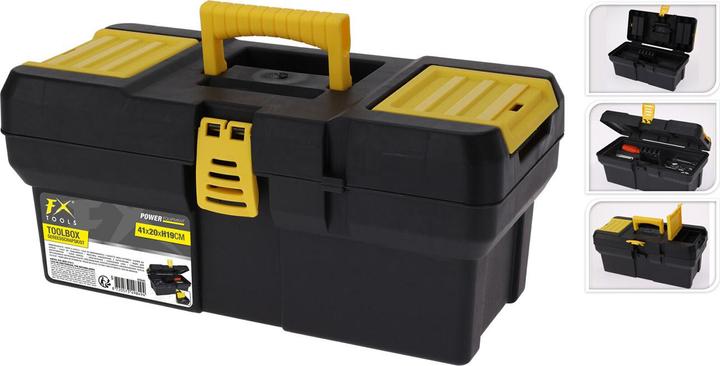 Produktbild FX Tools Werkzeugkasten, Werkzeugbox, 41 x 20 x 19 cm (1 Teil)