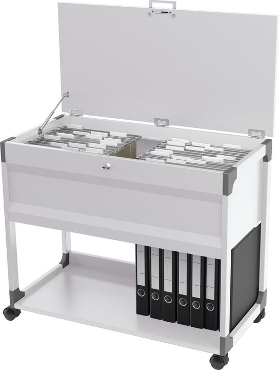 Image du produit Durable Chariot pour dossiers suspendus avec couvercle (87.50 x 43.20 x 73.60 cm)